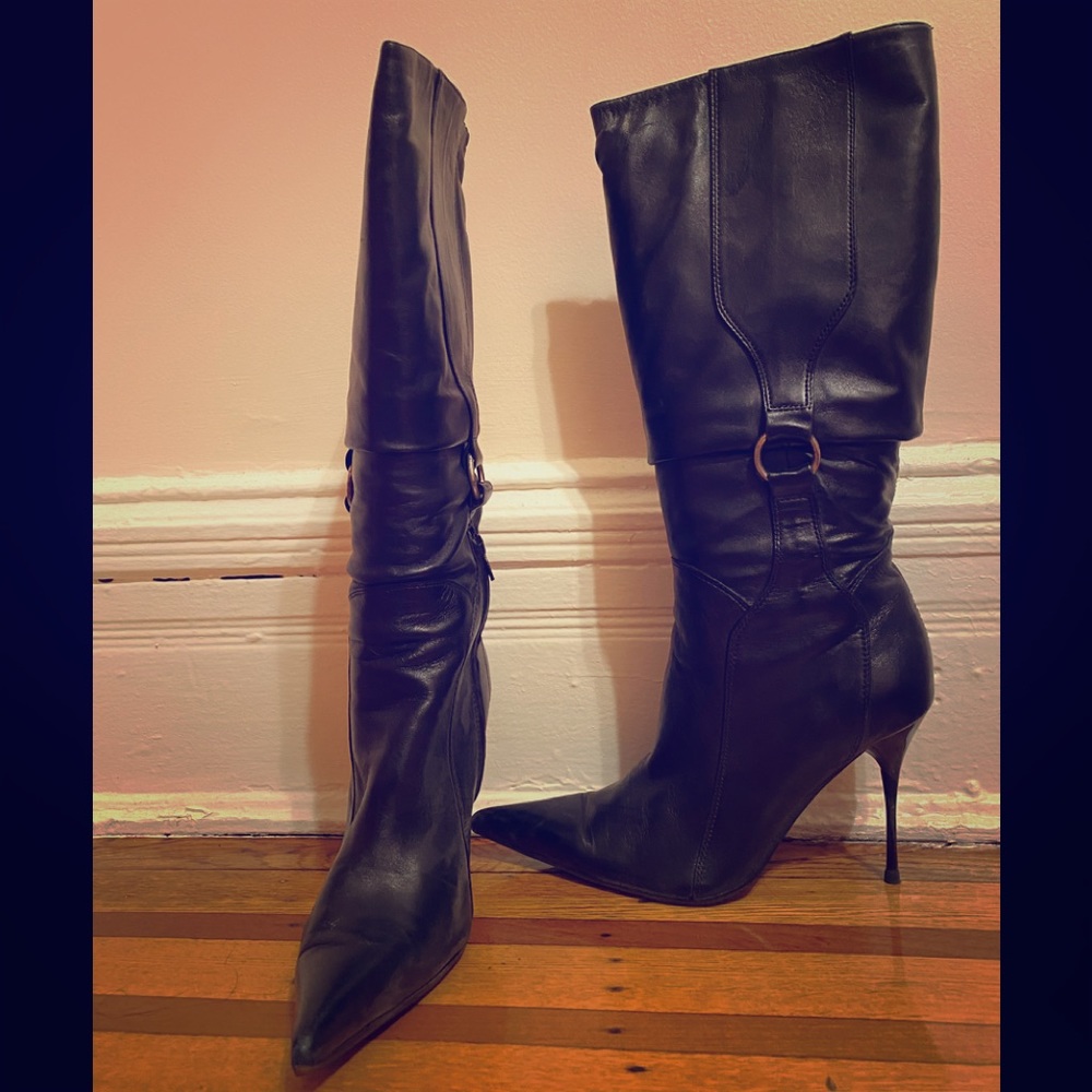 Aldo Mid Height Heel Boots